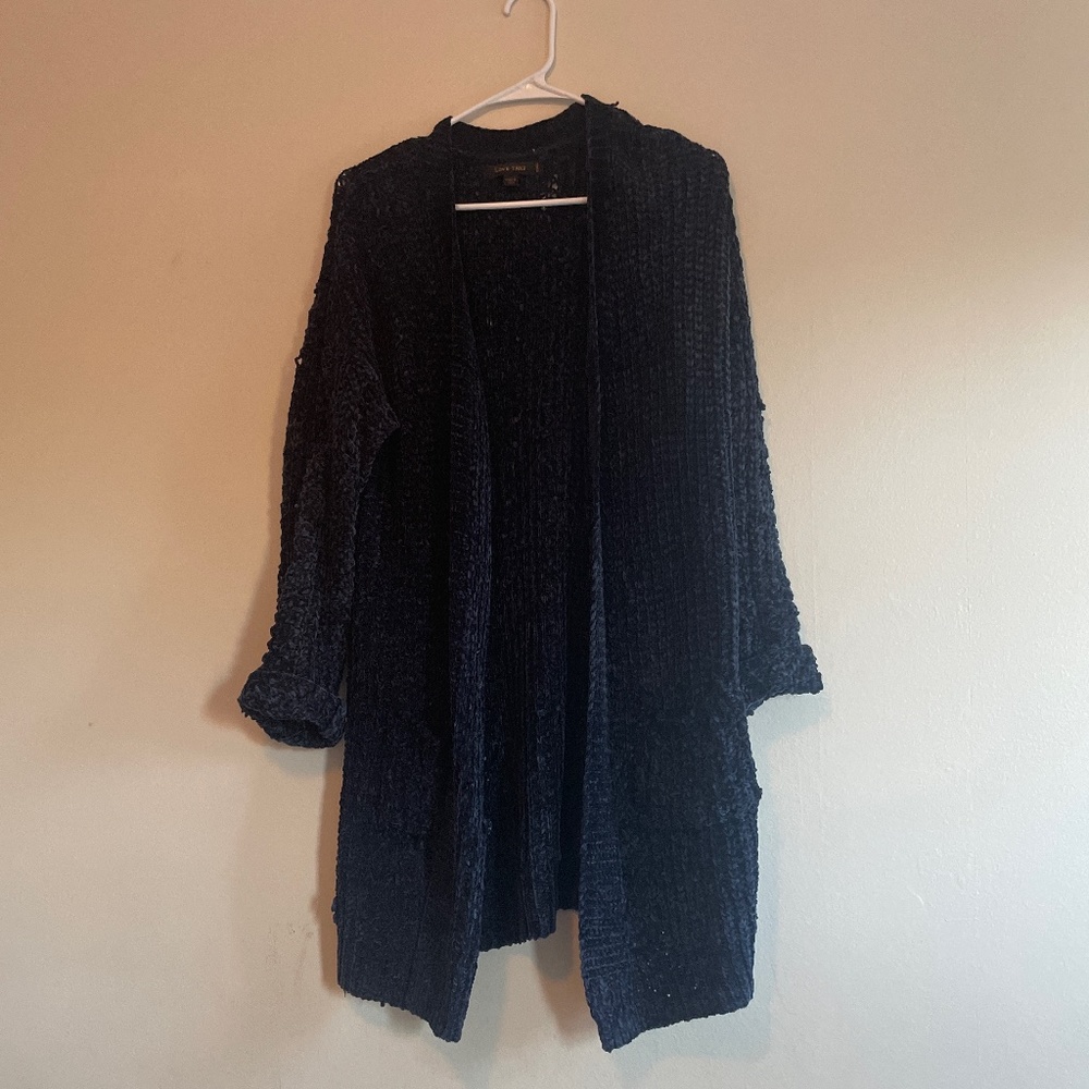 Knit Cozy Velvety Cardigan